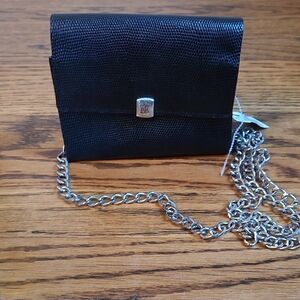 Lauren Ralph Lauren Embossed Leather Evening Bag